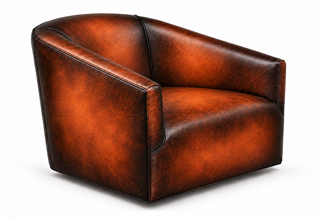 The Original Rambler Chair Cinnamon Whiskey Barrel rendering