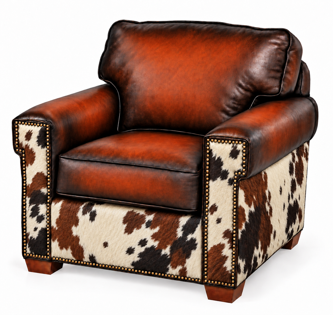 Late At Night — Cinnamon + Tri-Color with tri-color cowhide
