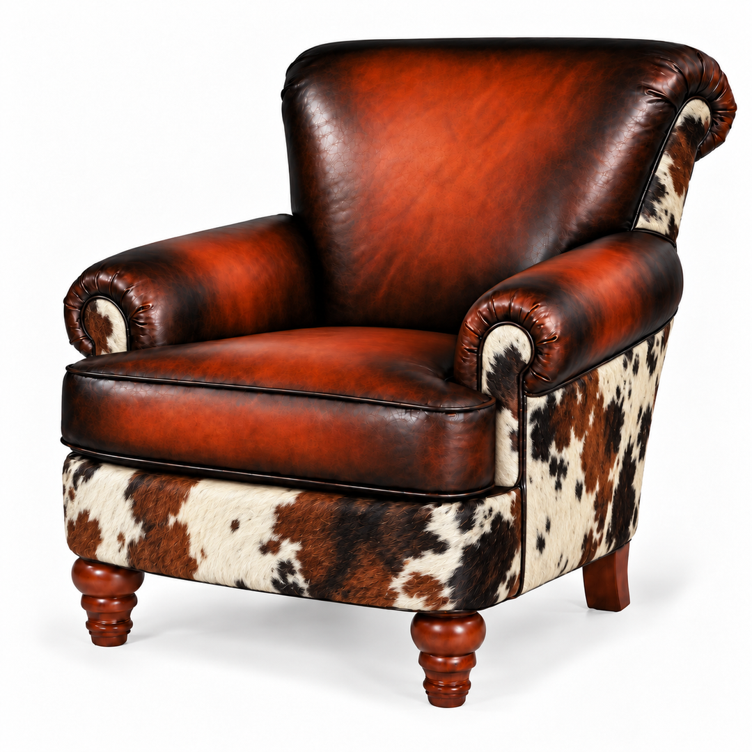 Should Have Been An Email with tri-color cowhide