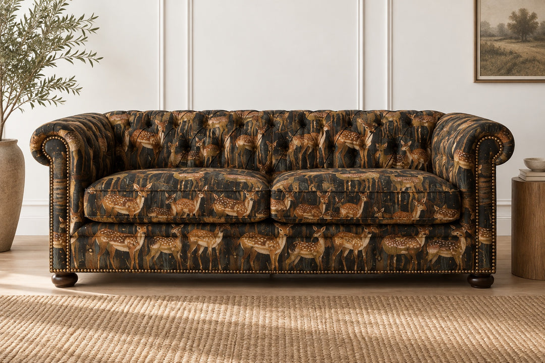 Dem Deer performance fabric Cowboss sofa — front view